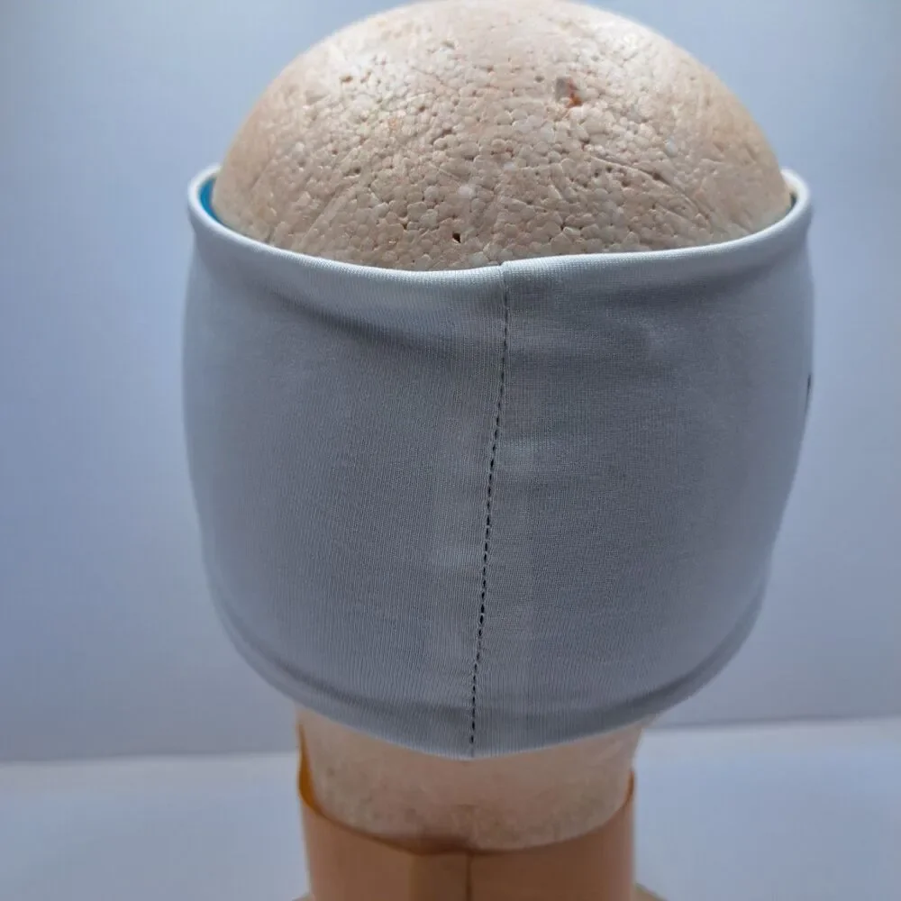 Charlotte Hornets Womens Visor Headband Hat White Blue Logo Novant Health - Picture 3 of 7